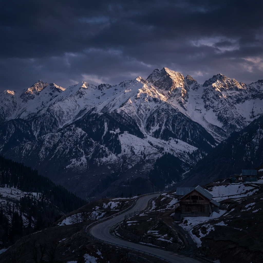 Zabarvan Snowy Mountains